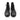 BLACK FLAME-DECORATED COMBAT BOOTS