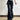 BLACK FLARE CARGO PANTS LOW RISE COTTON