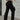 BLACK FLARE PANTS LOW RISE KNIT