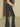 BLACK FLARED PANTS WITH TIE - SLIM FIT STREET STYLE