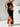 BLACK FLORAL PRINT MAXI DRESS Y2K KNIT FABRIC