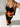 BLACK FLORAL PRINT MAXI DRESS Y2K KNIT FABRIC