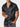 BLACK FLORAL SHORT SLEEVE SHIRT - SHORT SLEEVE CASUAL TOP