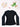 BLACK GRAPHIC LONG SLEEVE TOP SILVER ACCENT
