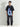 BLACK GRAPHIC SHORT SLEEVE ROUND COLLAR CASUAL LOOSE-FIT T-SHIRT