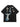 BLACK GRAPHIC T-SHIRT SHORT SLEEVE TRENDY CASUAL COTTON BLEND