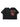 BLACK GRAPHIC T-SHIRT WITH HIGH STREET HEART-PRINT