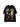 BLACK GRAPHIC T-SHIRT WITH SHORT SLEEVE AND ROUND COLLAR, TRENDY VINTAGE STYLE