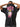 BLACK GRAPHIC T-SHIRT WITH SHORT SLEEVE FOR TRENDY CASUAL WEAR