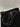 BLACK GROMMET BELT WITH REMOVABLE CHAIN AND ALLOY BUCKLE
