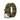 BLACK GROMMET CANVAS BELT DOUBLE PRONG BUCKLE