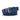 BLACK GROMMET CANVAS BELT DOUBLE PRONG BUCKLE