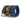 BLACK GROMMET CANVAS BELT DOUBLE PRONG BUCKLE