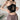 BLACK HALTER TOP WITH PLAID STAR FASHION TOP FOR WOMEN