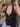 BLACK HALTER TOP WITH SILVER BUCKLE SLIM FIT V-NECK - Sweetheart Supplies