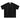 BLACK HIGH-PERFORMANCE MOISTURE-WICKING T-SHIRT WITH WHITE ACCENTS