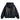 BLACK HOODED BOMBER JACKET WITH FAUX FUR LINING LONG SLEEVE COTTON