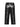 BLACK JEANS WITH SKELETON PRINT MID WAIST STRAIGHT LEG DESIGN