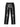 BLACK JEANS WITH SKELETON PRINT MID WAIST STRAIGHT LEG DESIGN