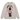 BLACK KNIT SWEATER WITH CARTOON FIGURE AND HEARTS - RETRO CARTOON SWEATER