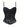 BLACK LACE CORSET TOP CONTRAST LACE DETAIL