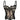 BLACK LACE CORSET TOP SLIM FIT VEST