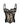 BLACK LACE CORSET TOP SLIM FIT VEST