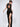 BLACK LACE GOWN: MODERN PENCIL FIT STYLE REFINED DETAILS