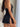 BLACK LACE NIGHTGOWN WITH CONTRAST LACE DETAILING
