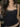 BLACK LACE-TRIMMED CAMISOLE SLIM FIT SLEEVELESS ROUND NECK DESIGN