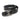 BLACK LEATHER BELT WITH SILVER BUCKLE Y2K BUCKLE BELT