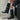 BLACK LEATHER BUCKLE BOOTS PAIR FOR MEN AND WOMEN