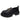 BLACK LEATHER LOAFER: THE REGENT WITH GOLD