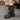 BLACK LEATHER WESTERN BUCKLE BOOTS ROUND TOE
