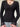 BLACK LONG SLEEVE TOP WITH LACE TRIM - CLASSIC BLACK LONG DESIGN
