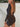 BLACK LONG-SLEEVED BACKLESS MINI DRESS FOR THE HOLIDAY SEASON, SLEEK SLIM FIT