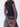 BLACK LONG-SLEEVED SHIRT WITH PINK STRIPED STAR Y2K STRIPED FIT