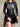 BLACK LONG-SLEEVED SHIRT WITH WINGED CROSS GRAPHIC - BLACK GOTHIC LONG SLEEVE