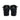 BLACK LOW-TOP SNEAKERS BLACK KNIGHT SKATE SHOES