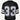 BLACK MESH FOOTBALL JERSEY NUMBER 33 WITH HEDGING COLLAR CREW DESIGN