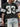 BLACK MESH FOOTBALL JERSEY NUMBER 33 WITH HEDGING COLLAR CREW DESIGN