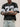 BLACK MESH FOOTBALL JERSEY NUMBER 33 WITH HEDGING COLLAR CREW DESIGN