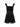 BLACK MINI DRESS WITH TIE STRAPS - ADJUSTABLE STRAPS BLACK MINI DRESS