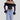 BLACK OFF-THE-SHOULDER CORSET TOP WITH FURRY TRIM FOR WOMEN