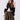 BLACK OPEN-SHOULDER ZIP-UP TOP WITH CHAIN DETAILS FOR WOMEN