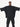 BLACK OVERSIZED T-SHIRT AND CARGO PANTS OUTFIT LOOSE FIT CREW NECK
