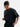 BLACK OVERSIZED T-SHIRT LOOSE FIT CREW NECK