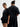 BLACK OVERSIZED T-SHIRT LOOSE FIT CREW NECK