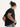 BLACK OVERSIZED T-SHIRT WITH CREW NECK IN LOOSE FIT SOLID COLOR