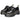 BLACK PLATFORM SHOES WITH RIBBON LACES FOR WOMEN